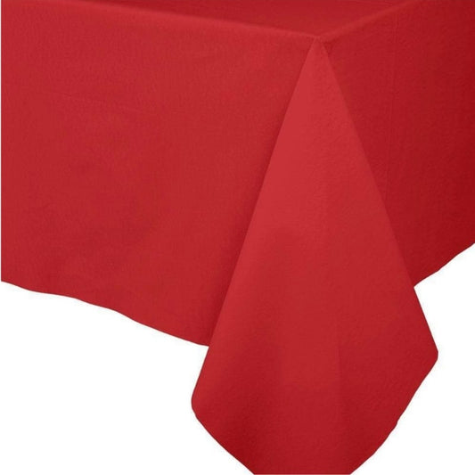 Toalha Vermelha de Papel Linen