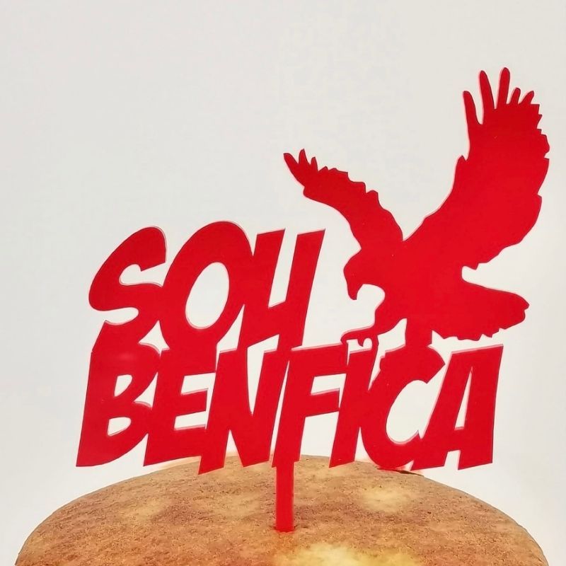 Topo de Bolo Sou Benfica