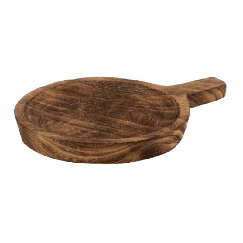 Prato Madeira com Pega 36cm
