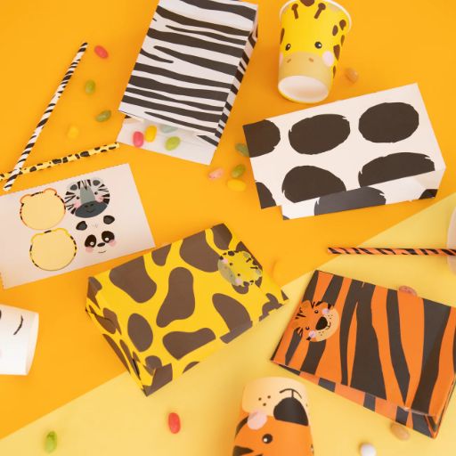 Sacos Festa Animais da Selva