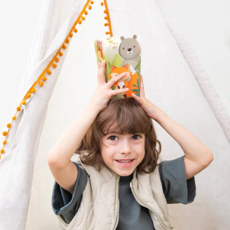 Caixa de Pipocas Animais do Bosque