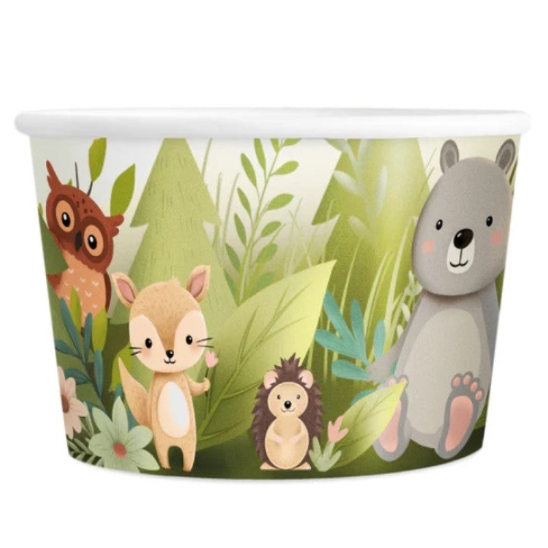 Taças de Gelado Animais do Bosque