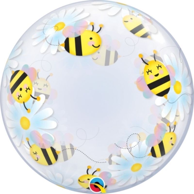Balão Bubble Bee & Daisies 56cm