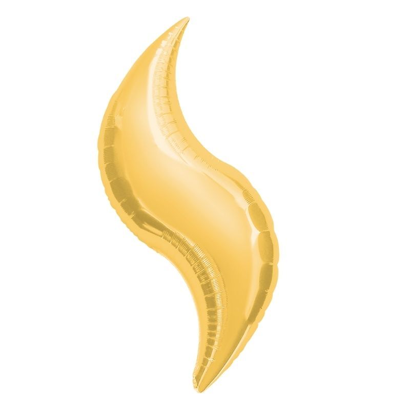 Balão Curve Dourado 91cm