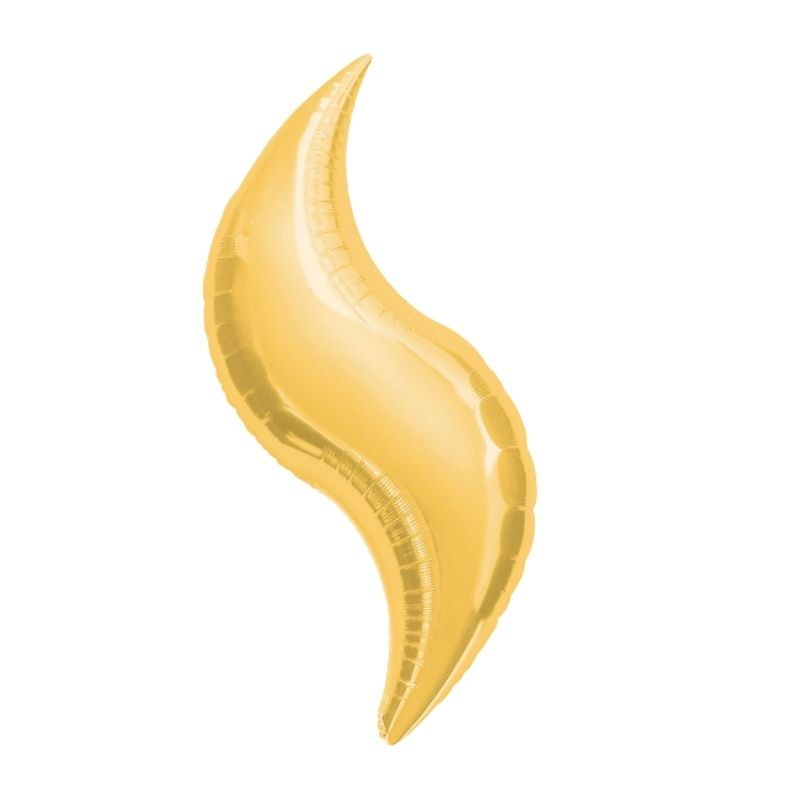 Balão Curve Dourado 106cm
