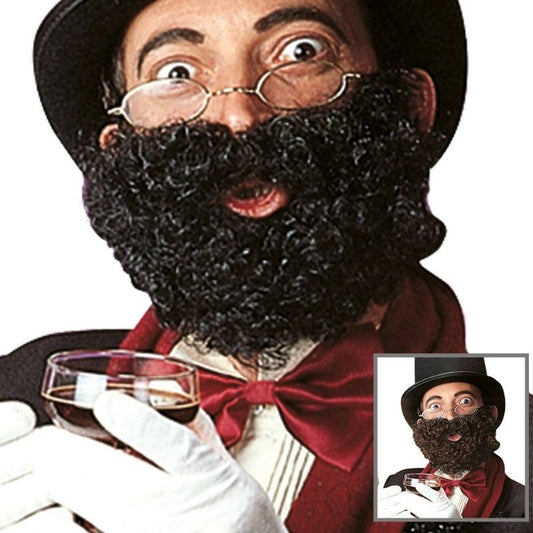 Barba com Bigode Castanho e...