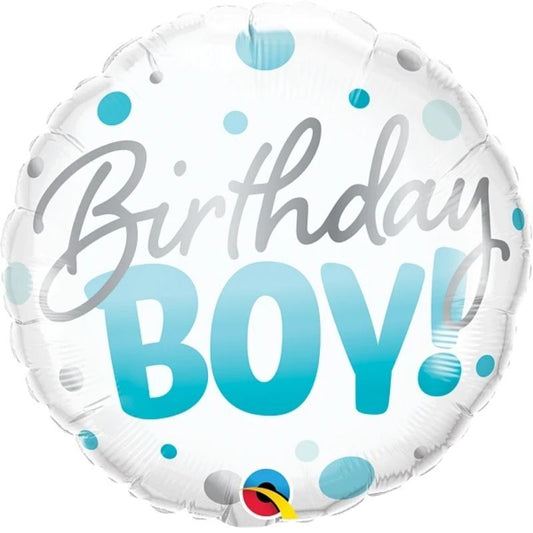 Balão Metálico Birthday Boy...