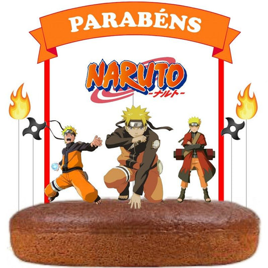 Topo de Bolo Naruto