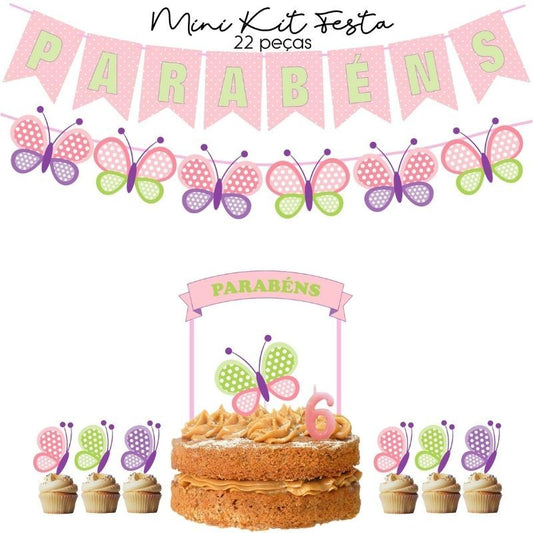 Mini Kit Festa Borboletas