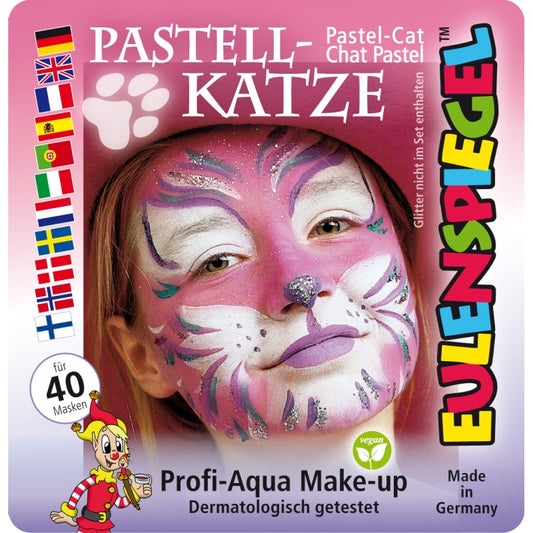 Kit Pintura Facial Gata Pastel