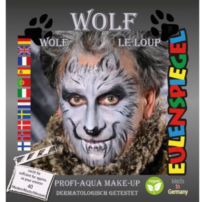 Kit de Pintura Facial Lobo