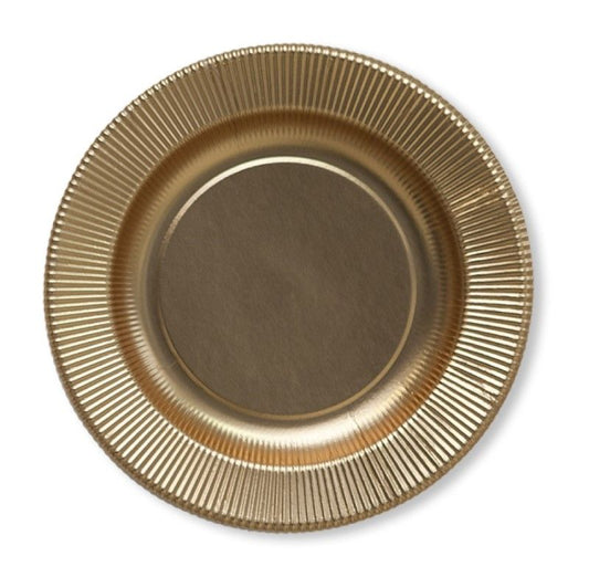 Prato Dourado Cetinado 21cm