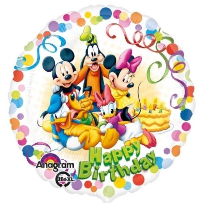Balão Metálico Mickey Birthday