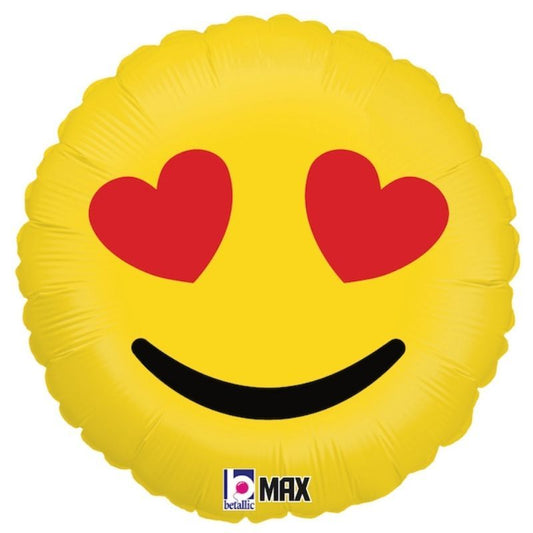 Balão Emoji Apaixonado 91cm