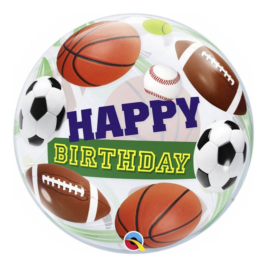Balão Happy Birthday Desporto