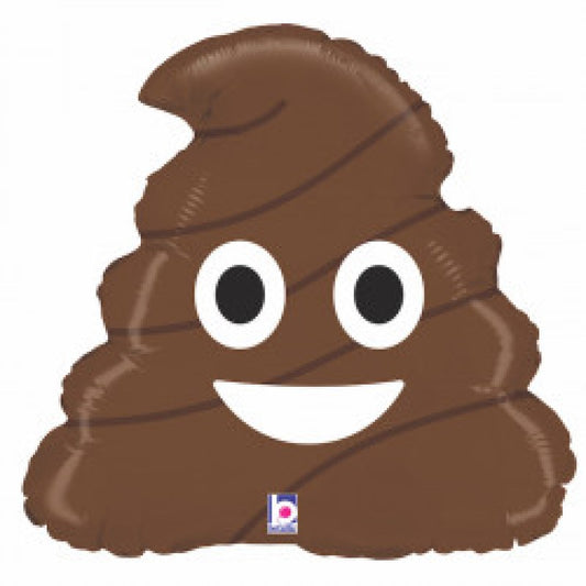 Balão Emoji Poo 46cm