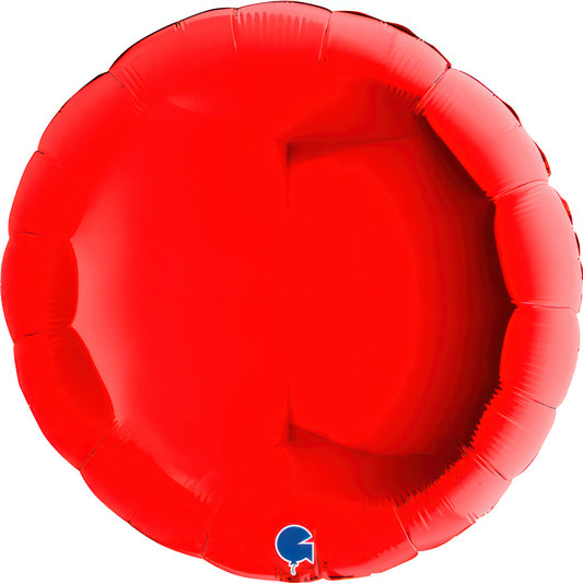 Balão Redondo Vermelho 91cm