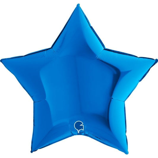 Balão Estrela Azul 91cm