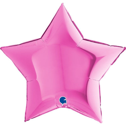 Balão Estrela Fuchsia 91cm