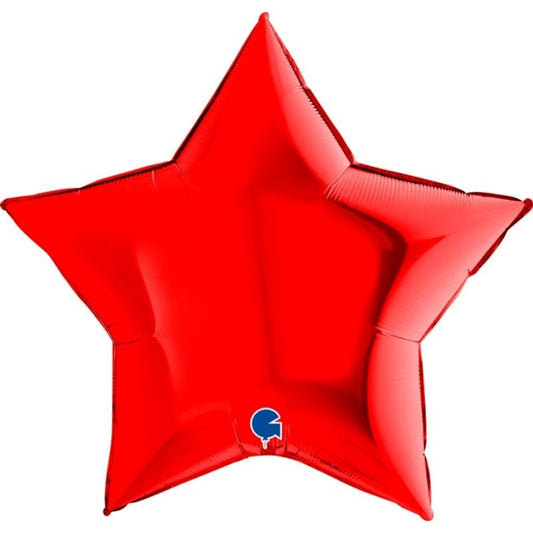 Balão Estrela Vermelha 91cm