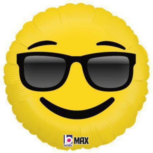 Balão Emoji Óculos Escuros ...
