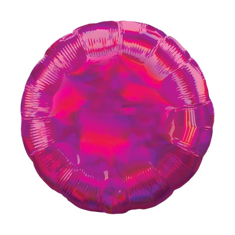Balão Redondo Magenta Iridescente 46cm