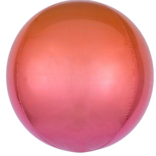 Balão Vermelho e Laranja 38...