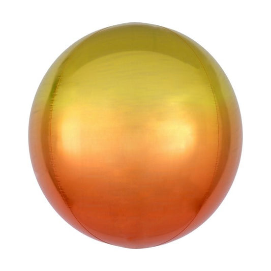 Balão Amarelo e Laranja 38x...
