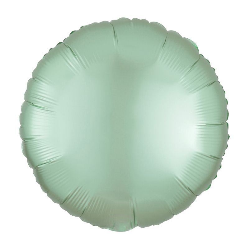 Balão Redondo Verde Menta Acetinado 46cm