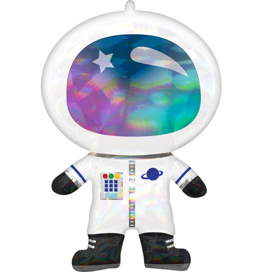 Balão iridescente Astronauta