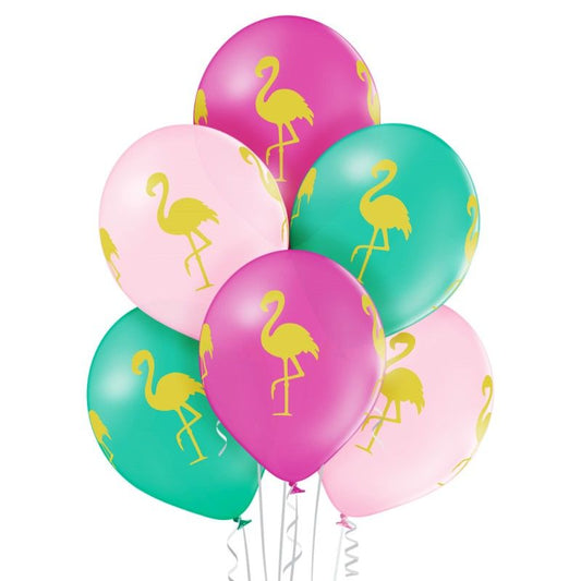 Balões látex flamingo 30cm ...