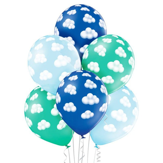 Balões Nuvens Menino 30cm