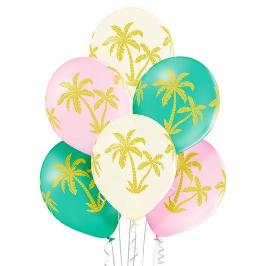 Balões látex palmeiras 30cm...