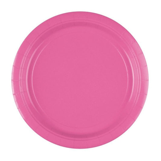 Pratos Rosa Choque 23cm