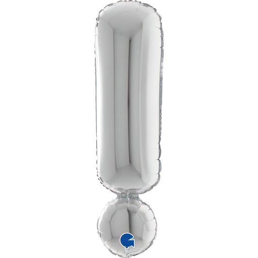 Balão ! prateado 102cm