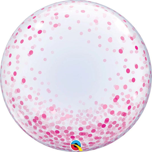 Balão Deco Bubble Pink Conf...