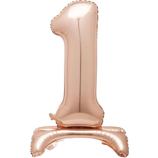 Balão Número 1 Rose Gold 76cm