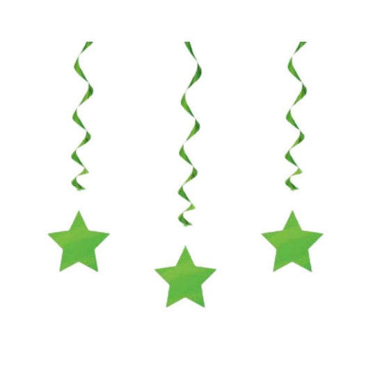 Decorativos Estrelas Verde