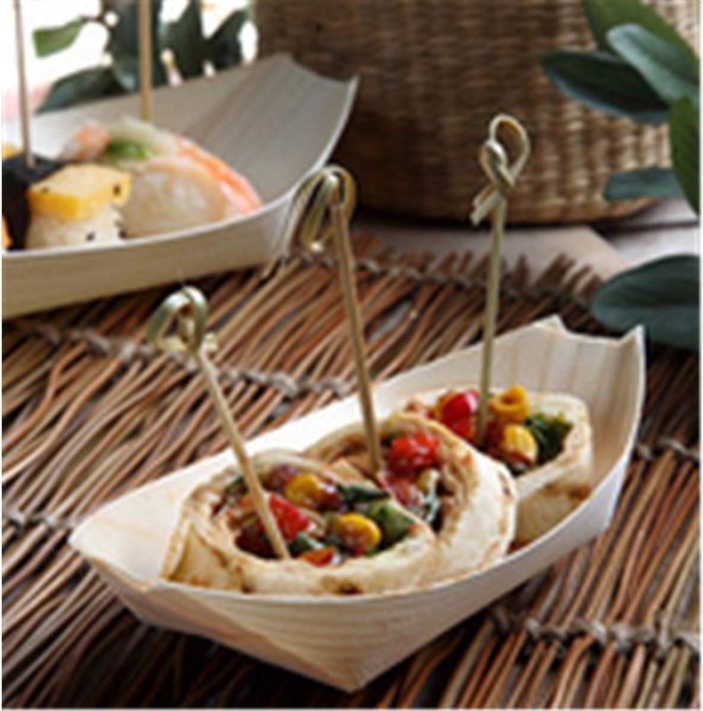 Barquinho "Pure" Folha de Madeira