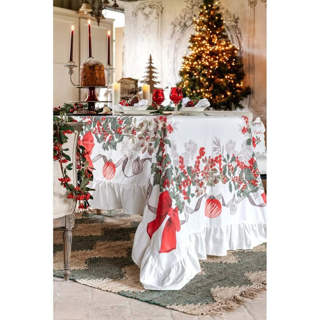 Toalha de Mesa Sinfonia de Natal 270cm