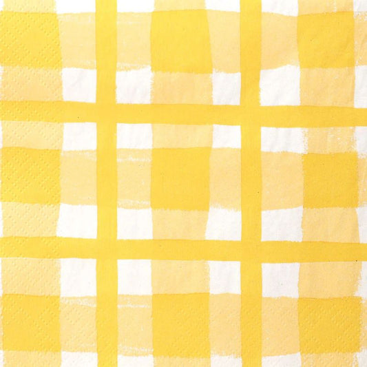 Guardanapos Xadrez Amarelo ...