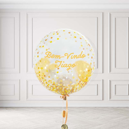 Balão com Mini Balões e Vin...