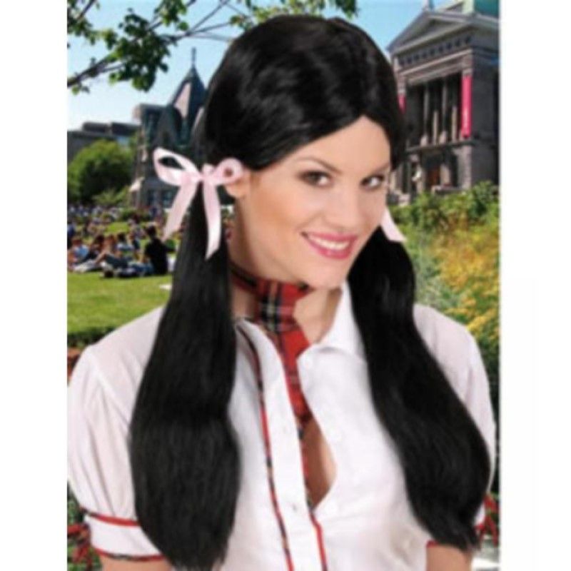Peruca Preta Estudante