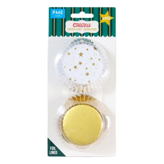 Formas p/ Cupcakes Douradas...