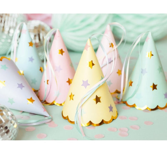 Chapéus Pastel Estrelas