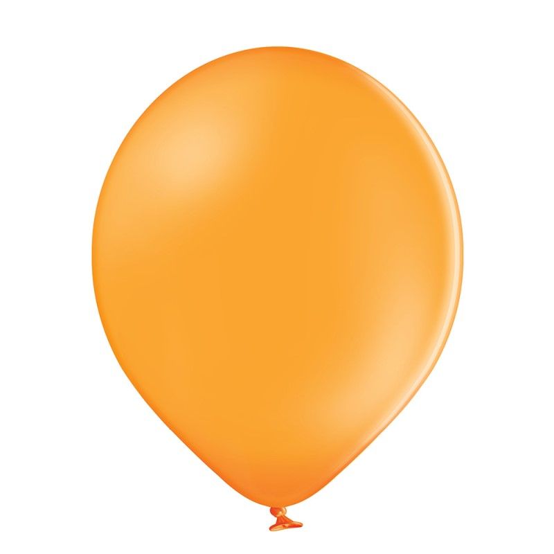 Balão Laranja c/ gás hélio 30cm