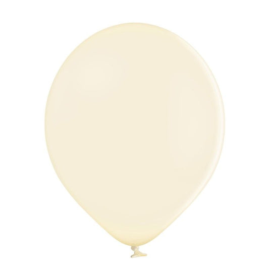 Balão Creme c/ gás hélio 30cm