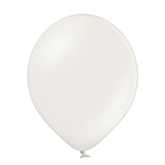 Balão Latex branco pérola c...