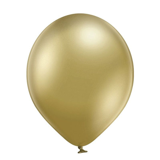 Balão Latex dourado brilhan...