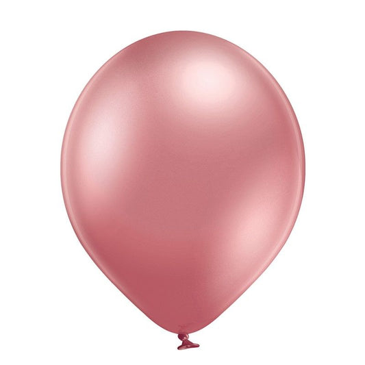 Balão Rosa Brilhante c/ gás...
